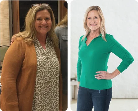 Jill before and after weight loss