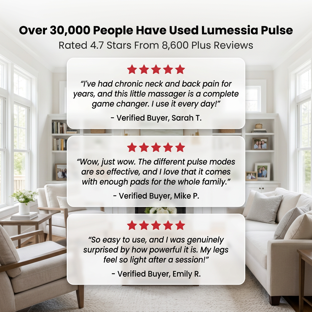 Lumessia Pulse – What 60 Years Of Clinical Rehab Science Can Now Do For You At Home In 15 Minutes Lumessia